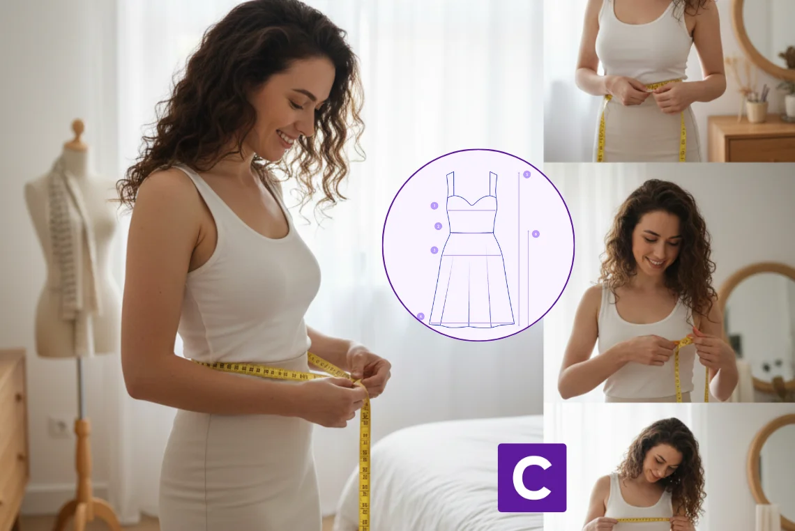 How to Measure for a Dress Correctly at Home (Step-by-Step)