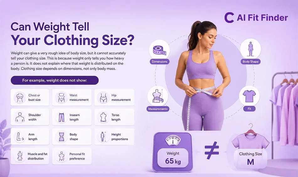 Can Weight Tell Your Clothing Size?